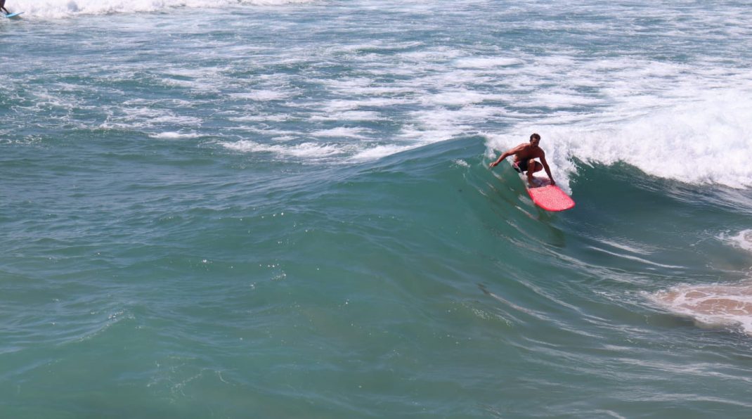 Yuujou finalist, Jed, takes Yvonne surfing in Durban, South Africa.
