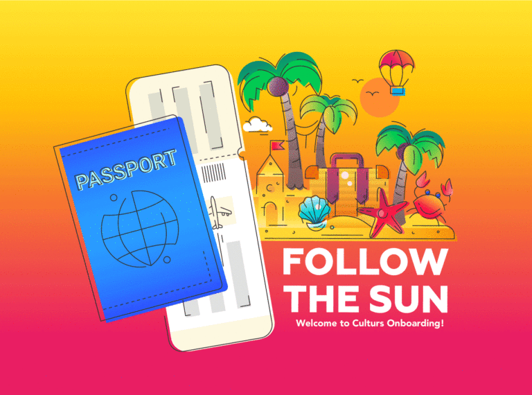 FOLLOW THE SUN WELCOME TO CULTURS ONBOARDING