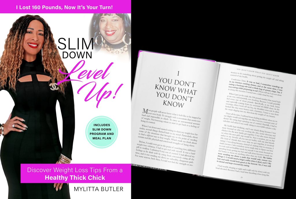 Excerpt from the book Slim Down Level Up by Mylitta Butler