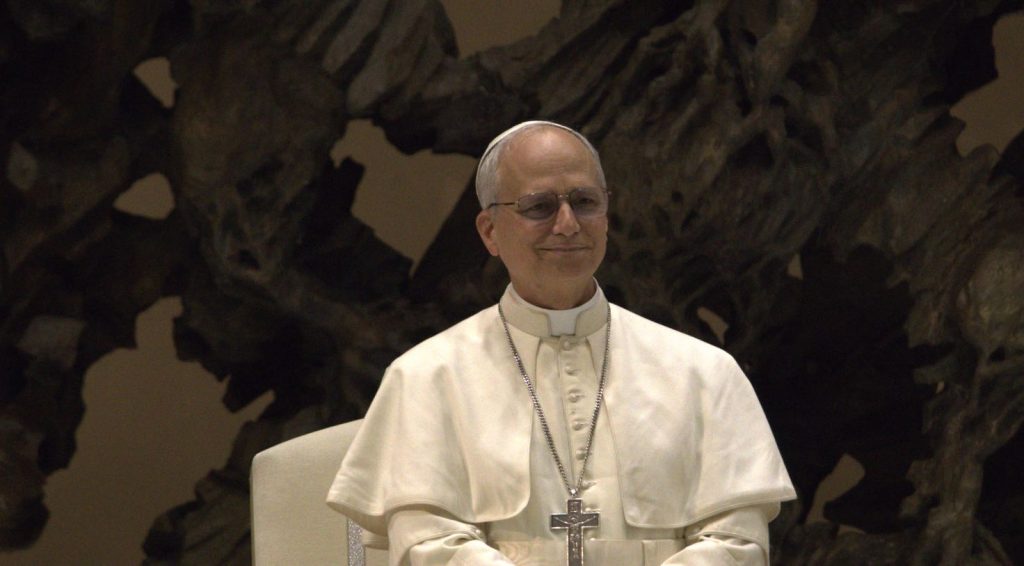 Pope Leo XIV (Photo by Edgar Beltrán / The Pillar - https://x.com/edgarjbb_/status/1920590815472108021, CC BY-SA 4.0, https://commons.wikimedia.org/w/index.php?curid=164968160)