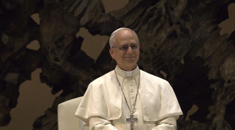 Pope Leo XIV (Photo by Edgar Beltrán / The Pillar - https://x.com/edgarjbb_/status/1920590815472108021, CC BY-SA 4.0, https://commons.wikimedia.org/w/index.php?curid=164968160)