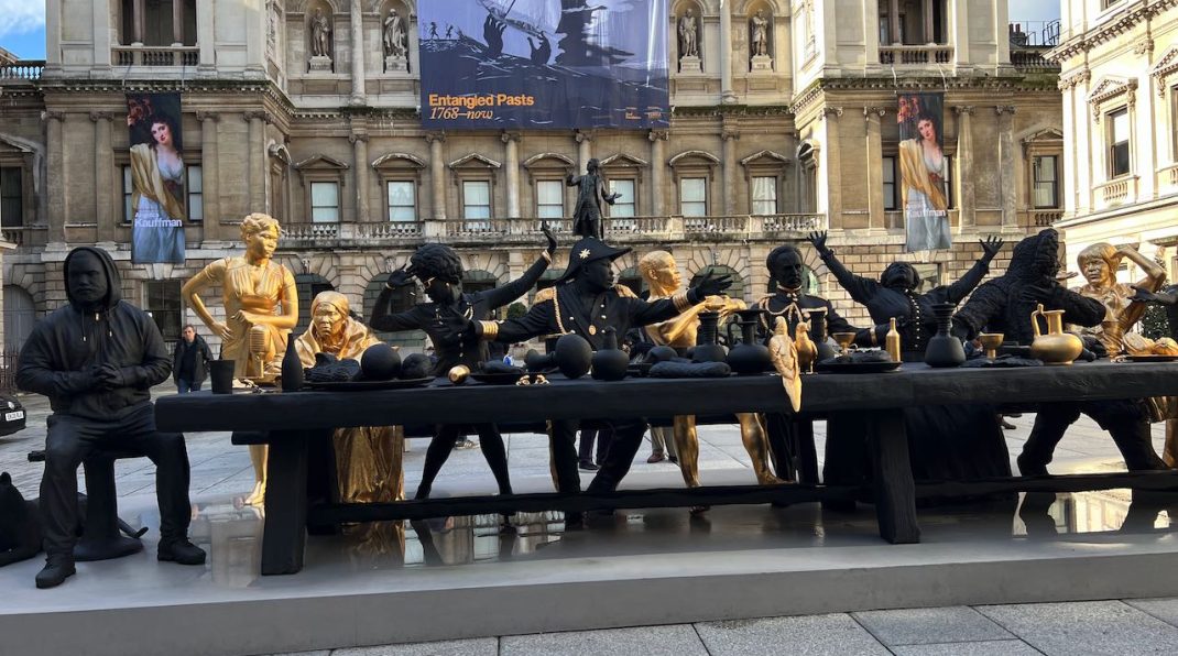 'The First Supper' by Tavares Strachan at London's Royal Academy of Arts (Photo by Deneen L. Garrett)