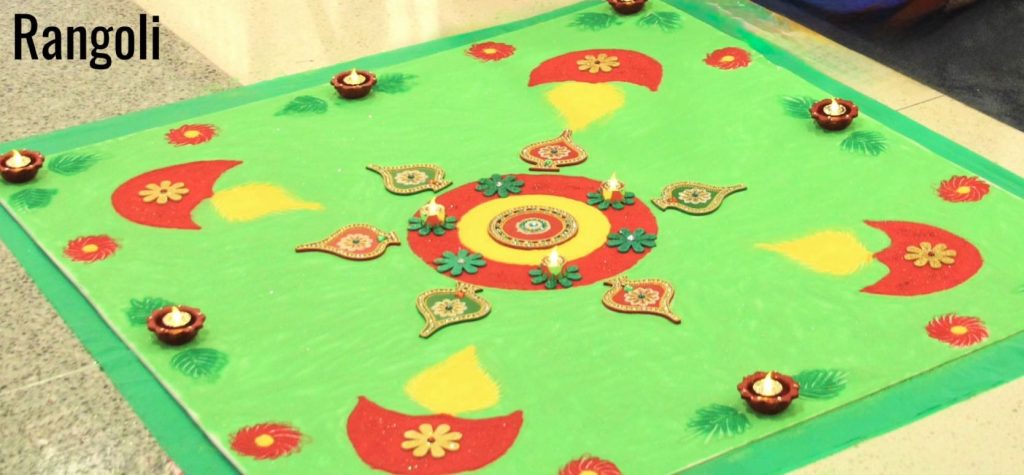 Indian art - Rangoli (Photo courtesy Jayashree Krishnan)