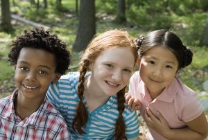 Schoolchildren with classmates (Photo via Envato Elements)