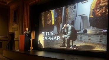 Titus Kaphar - 'Exhibiting Forgiveness' (Photo courtesy Deneen L. Garrett)