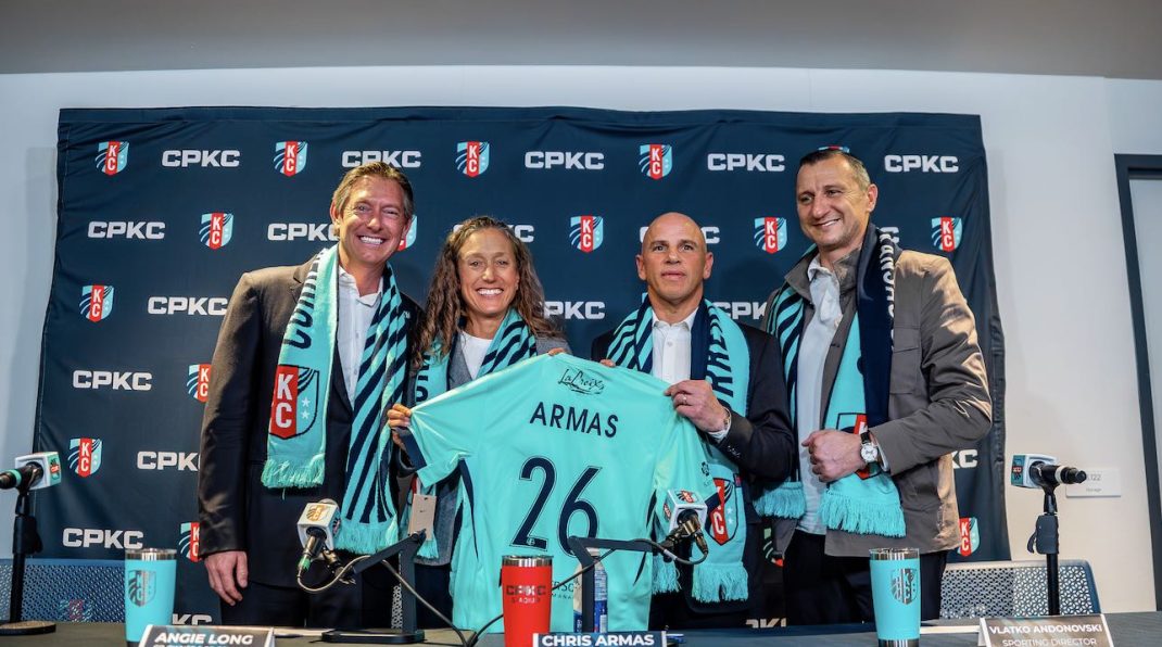 Chris Armas Intro Presser (Photo credit: Chandler Brandes/Kansas City Current)