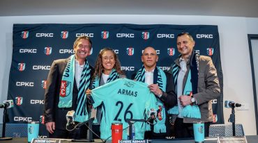 Chris Armas Intro Presser (Photo credit: Chandler Brandes/Kansas City Current)