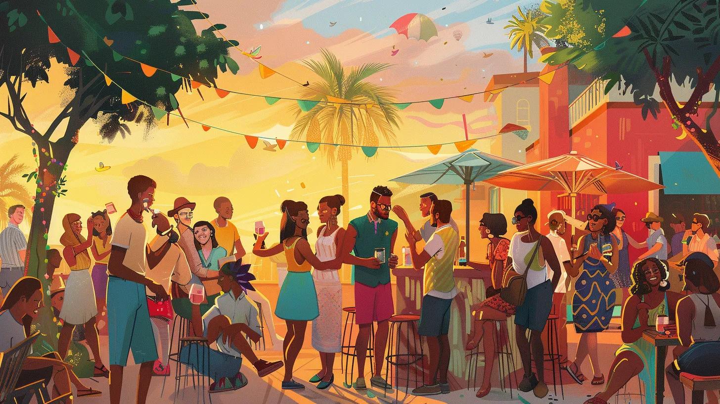 People connecting at a community gathering to share multi‑ethnic experiences