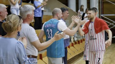 Basketball Players and Fans (Photo by Péter Szász)
