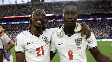 Eberechi Eze and Marc Guehi at 2026 FIFA Men's World Cup (Photo courtesy England FA)