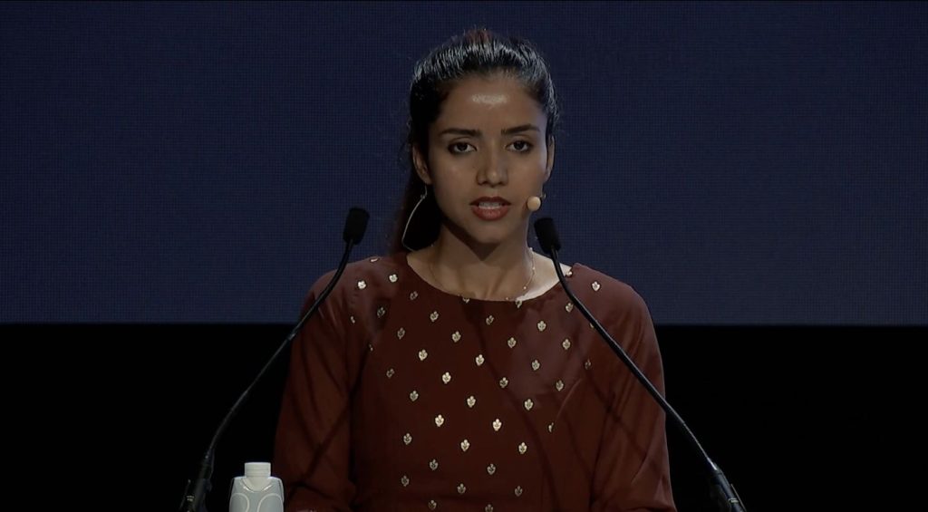 Sonita Alizadeh at Cannes Lions (Photo by John Liang)