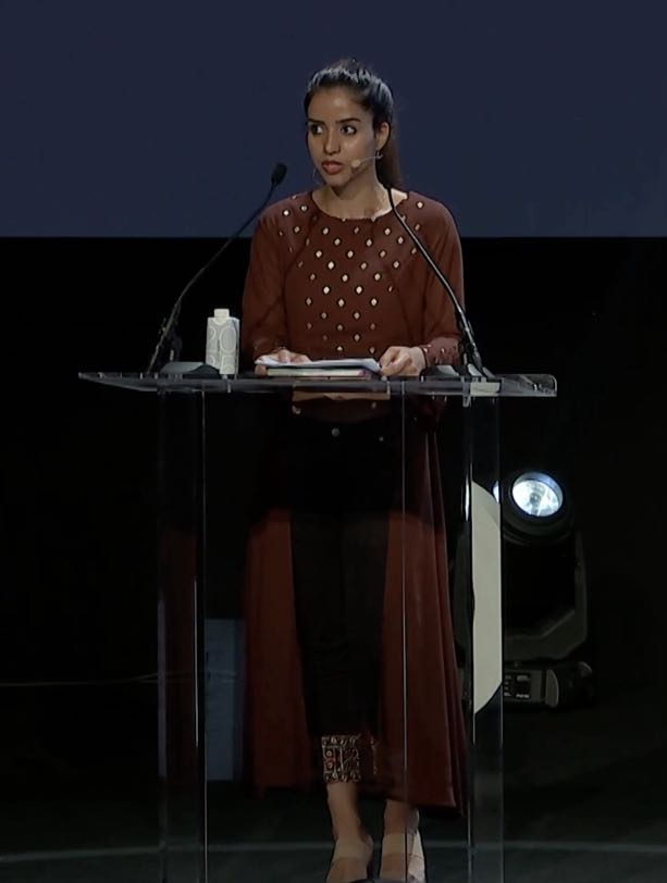 Sonita Alizadeh at Cannes Lions (Photo by John Liang)