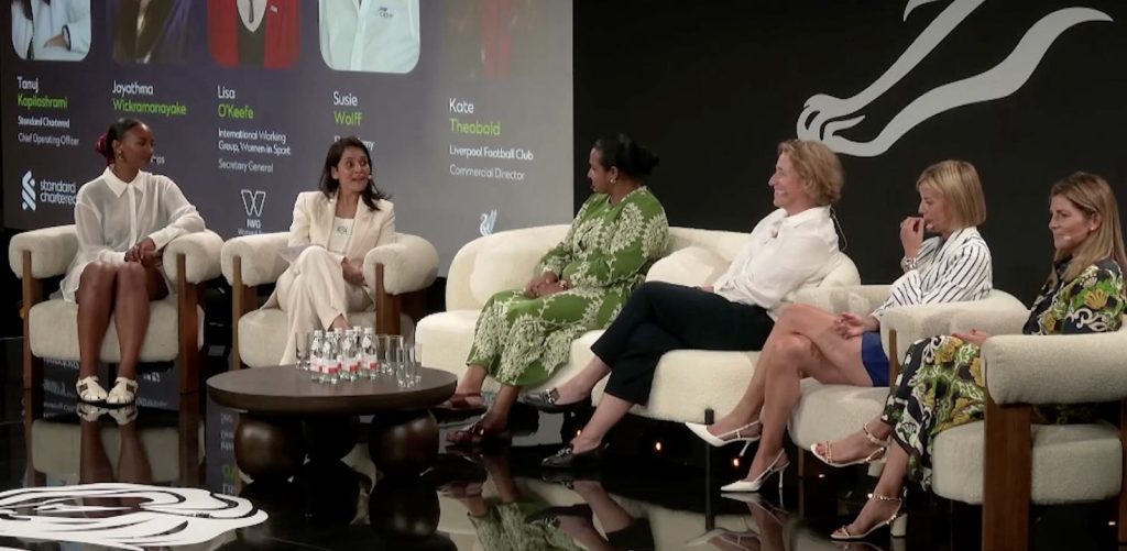 Girls in Sports panel at Cannes Lions 2026 (Photo by John Liang)