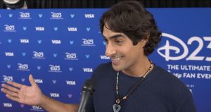 Eman Esfandi at the 2026 D23 Entertainment Showcase (Photo courtesy Walt Disney Pictures)